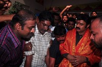 Balakrishna Watches Lion Movie at Bramaramba Theatre